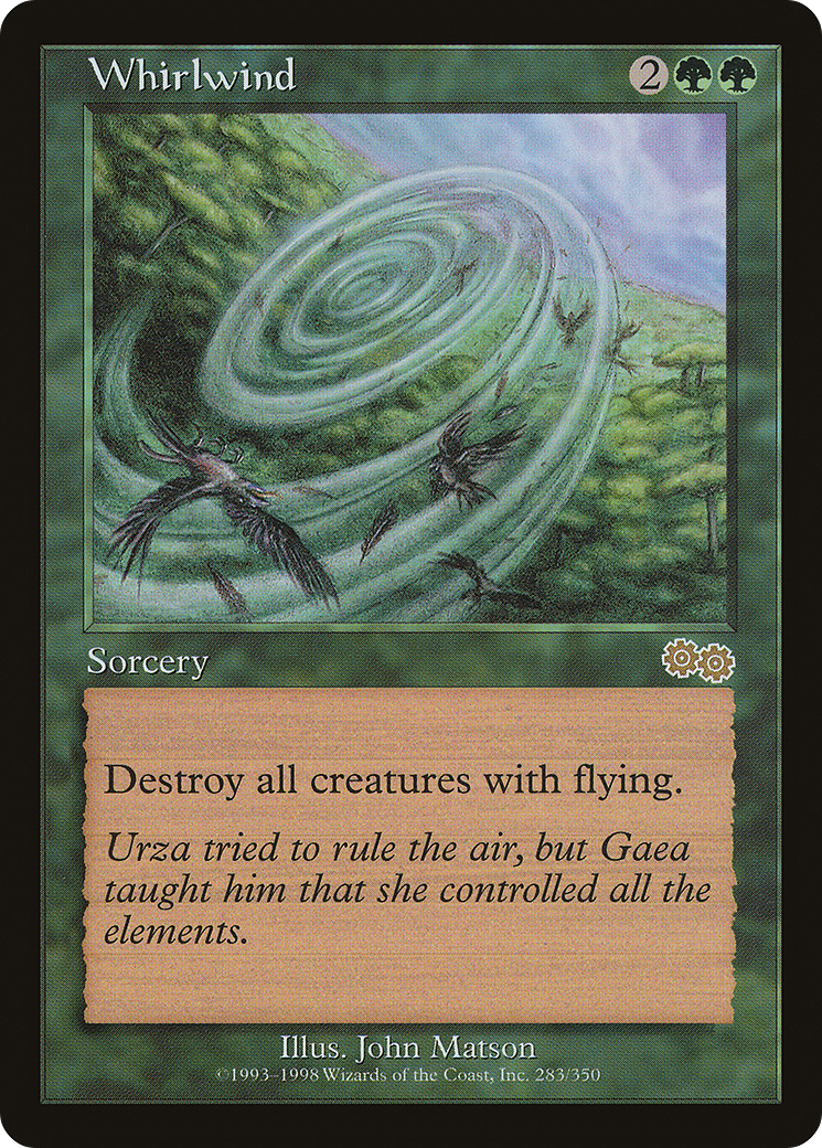 Whirlwind (USG-283) - Urza's Saga - Premium MTG Single from Wizards of the Coast - Just $0.78! Shop now at Game Crave Tournament Store