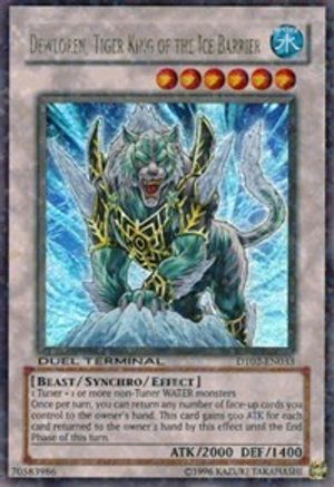 Dewloren, Tiger King of the Ice Barrier (DT02-EN033) - Duel Terminal 2 Limited - Premium Yugioh Single from Konami - Just $17.90! Shop now at Game Crave Tournament Store