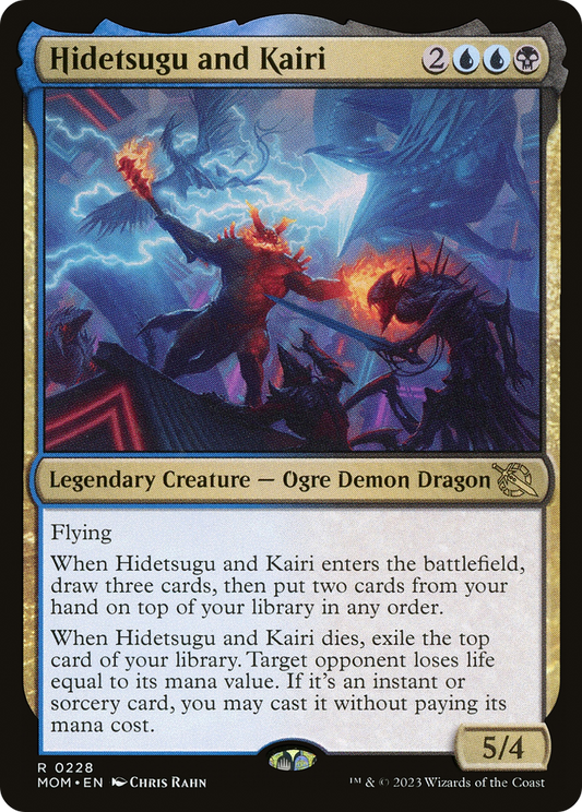 Hidetsugu and Kairi (MOM-228) - March of the Machine Foil - Premium MTG Single from Wizards of the Coast - Just $0.08! Shop now at Game Crave Tournament Store