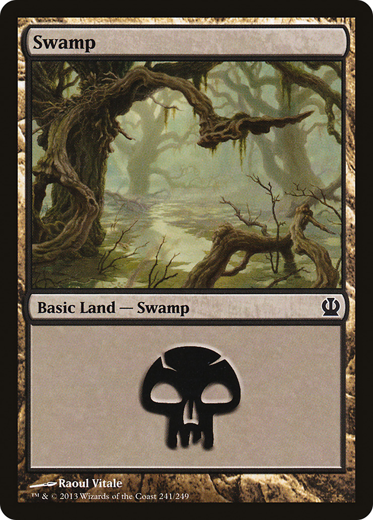 Swamp (THS-241) - Theros - Premium MTG Single from Wizards of the Coast - Just $0.25! Shop now at Game Crave Tournament Store