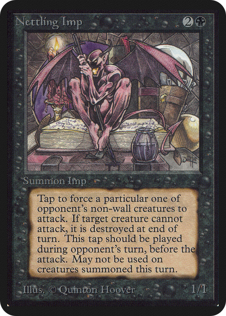 Nettling Imp (LEA-117) - Limited Edition Alpha - Premium MTG Single from Wizards of the Coast - Just $44! Shop now at Game Crave Tournament Store