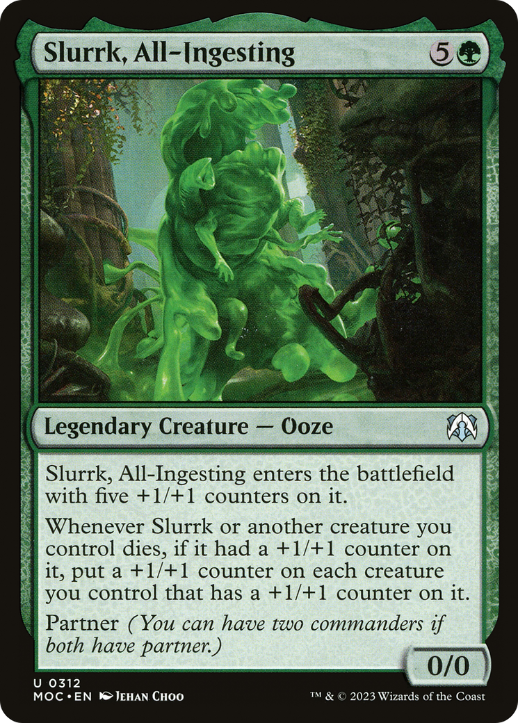 Slurrk, All-Ingesting (MOC-312) - March of the Machine Commander - Premium MTG Single from Wizards of the Coast - Just $0.25! Shop now at Game Crave Tournament Store