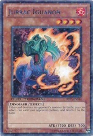 Jurrac Iguanon (DT03-EN014) - Duel Terminal 3 Limited - Premium Yugioh Single from Konami - Just $0.58! Shop now at Game Crave Tournament Store