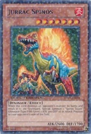 Jurrac Spinos (DT03-EN016) - Duel Terminal 3 Limited - Premium Yugioh Single from Konami - Just $0.48! Shop now at Game Crave Tournament Store
