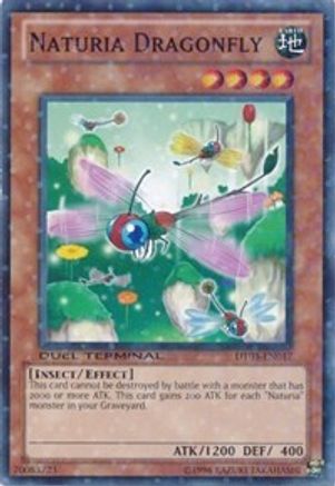 Naturia Dragonfly (DT03-EN017) - Duel Terminal 3 Limited - Premium Yugioh Single from Konami - Just $0.48! Shop now at Game Crave Tournament Store