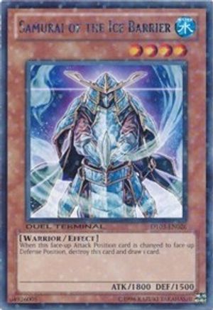 Samurai of the Ice Barrier (DT03-EN026) - Duel Terminal 3 Limited - Premium Yugioh Single from Konami - Just $0.40! Shop now at Game Crave Tournament Store