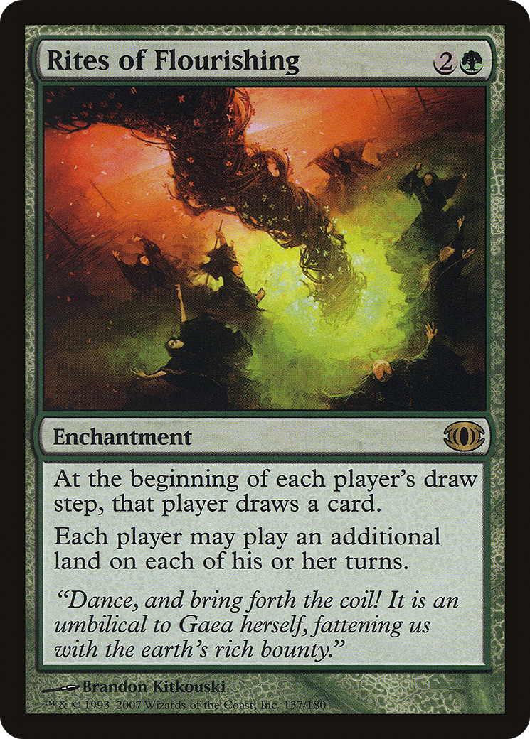 Rites of Flourishing (FUT-137) - Future Sight - Premium MTG Single from Wizards of the Coast - Just $0.42! Shop now at Game Crave Tournament Store