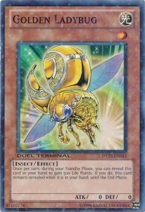 Golden Ladybug (DT03-EN053) - Duel Terminal 3 Limited - Premium Yugioh Single from Konami - Just $3.99! Shop now at Game Crave Tournament Store
