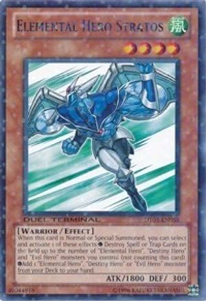 Elemental Hero Stratos (DT03-EN058) - Duel Terminal 3 Limited - Premium Yugioh Single from Konami - Just $9.88! Shop now at Game Crave Tournament Store