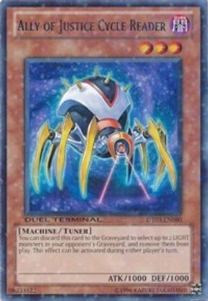 Ally of Justice Cycle Reader (DT03-EN080) - Duel Terminal 3 Limited - Premium Yugioh Single from Konami - Just $18.53! Shop now at Game Crave Tournament Store