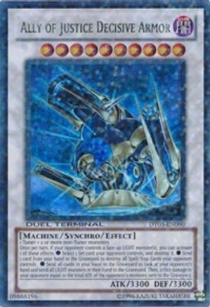 Ally of Justice Decisive Armor (DT03-EN090) - Duel Terminal 3 Limited - Premium Yugioh Single from Konami - Just $11.42! Shop now at Game Crave Tournament Store