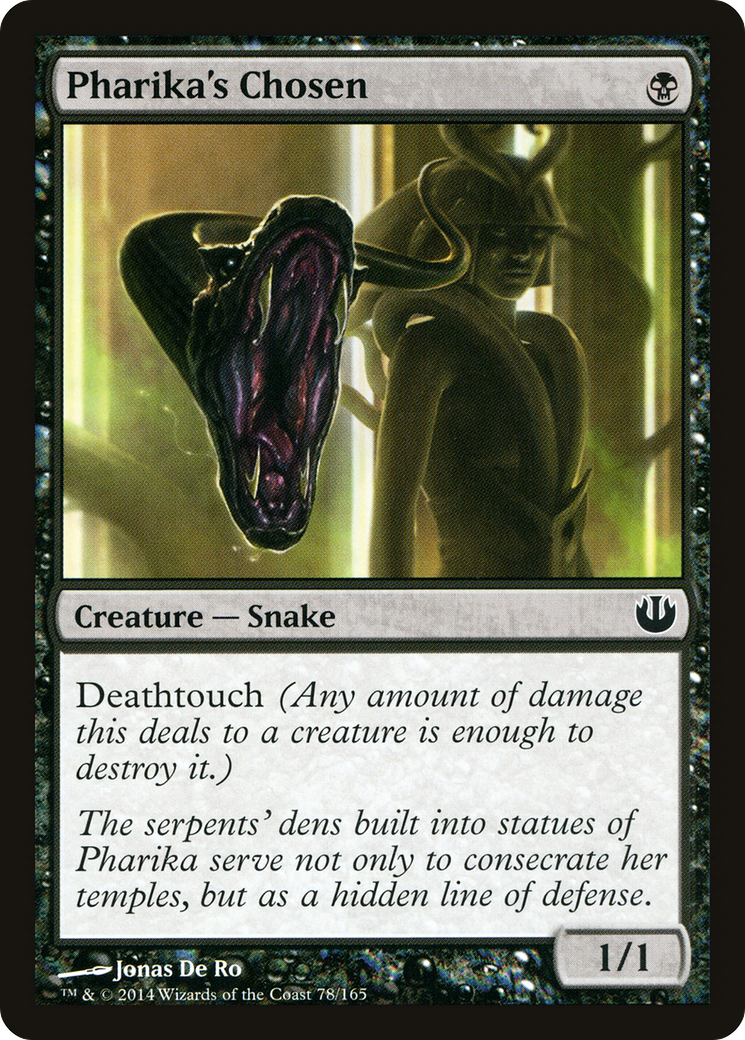 Pharika's Chosen (JOU-078) - Journey into Nyx Foil - Premium MTG Single from Wizards of the Coast - Just $0.11! Shop now at Game Crave Tournament Store