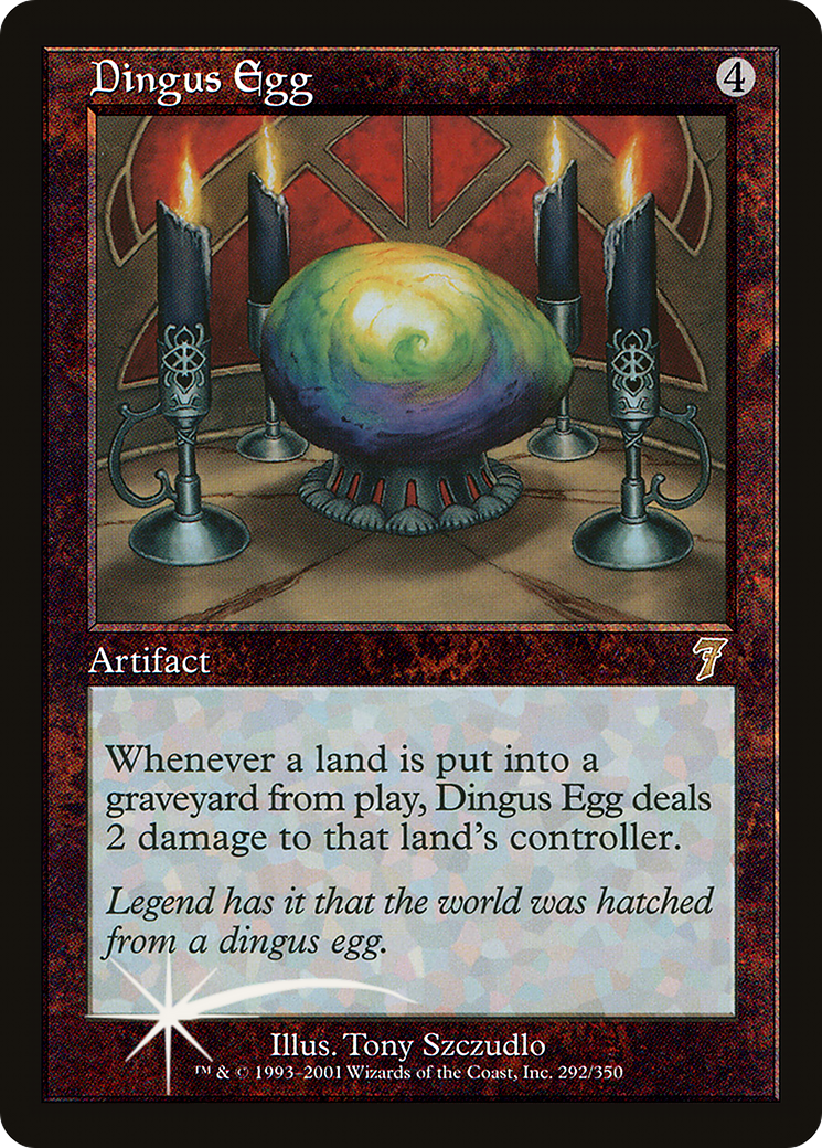 Dingus Egg (7ED-292★) - Seventh Edition Foil - Premium MTG Single from Wizards of the Coast - Just $8.90! Shop now at Game Crave Tournament Store