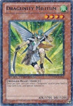 Dragunity Militum (DT04-EN021) - Duel Terminal 4 Limited - Premium Yugioh Single from Konami - Just $0.28! Shop now at Game Crave Tournament Store