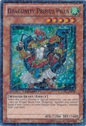 Dragunity Primus Pilus (DT04-EN022) - Duel Terminal 4 Limited - Premium Yugioh Single from Konami - Just $0.45! Shop now at Game Crave Tournament Store