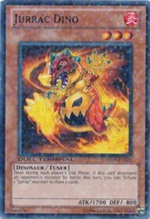 Jurrac Dino (DT04-EN025) - Duel Terminal 4 Limited - Premium Yugioh Single from Konami - Just $1.95! Shop now at Game Crave Tournament Store