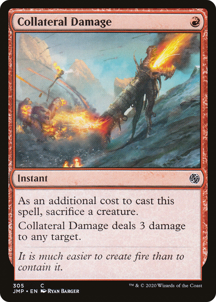 Collateral Damage (JMP-305) - Jumpstart - Premium MTG Single from Wizards of the Coast - Just $0.08! Shop now at Game Crave Tournament Store