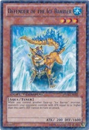 Defender of the Ice Barrier (DT04-EN032) - Duel Terminal 4 Limited - Premium Yugioh Single from Konami - Just $0.32! Shop now at Game Crave Tournament Store