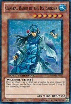 General Raiho of the Ice Barrier (DT04-EN035) - Duel Terminal 4 Limited - Premium Yugioh Single from Konami - Just $6.76! Shop now at Game Crave Tournament Store
