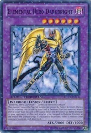 Elemental Hero Darkbright (DT04-EN036) - Duel Terminal 4 Limited - Premium Yugioh Single from Konami - Just $0.78! Shop now at Game Crave Tournament Store