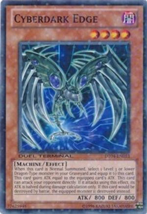 Cyberdark Edge (DT04-EN053) - Duel Terminal 4 Limited - Premium Yugioh Single from Konami - Just $0.32! Shop now at Game Crave Tournament Store