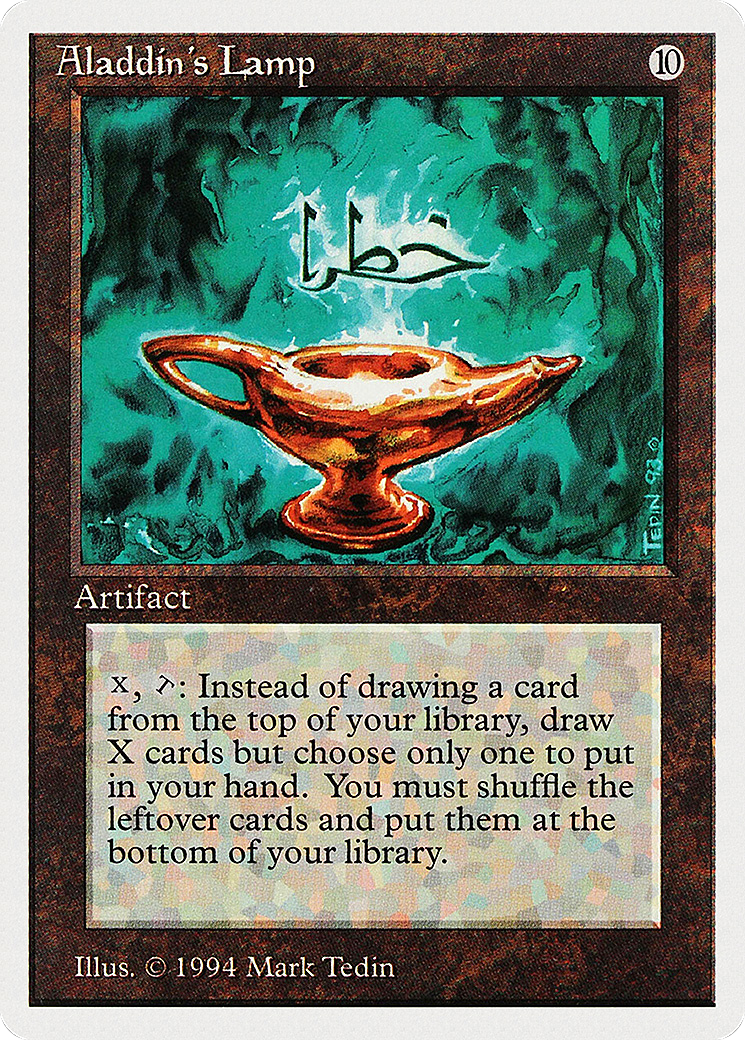 Aladdin's Lamp (SUM-231) - Summer Magic / Edgar - Premium MTG Single from Wizards of the Coast - Just $0! Shop now at Game Crave Tournament Store