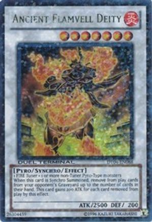 Ancient Flamvell Deity (DT04-EN088) - Duel Terminal 4 Limited - Premium Yugioh Single from Konami - Just $1.02! Shop now at Game Crave Tournament Store