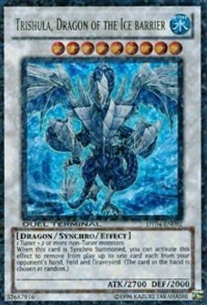 Trishula, Dragon of the Ice Barrier (DT04-EN092) - Duel Terminal 4 Limited - Premium Yugioh Single from Konami - Just $43.29! Shop now at Game Crave Tournament Store
