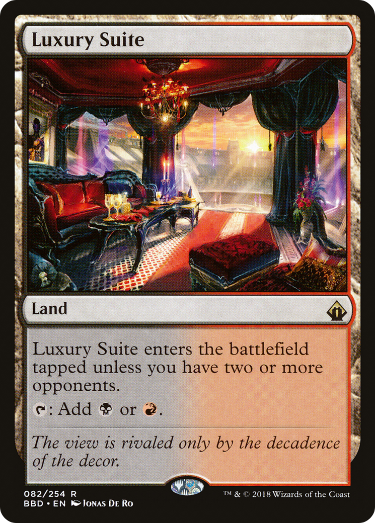 Luxury Suite (BBD-082) - Battlebond Foil - Premium MTG Single from Wizards of the Coast - Just $4.82! Shop now at Game Crave Tournament Store