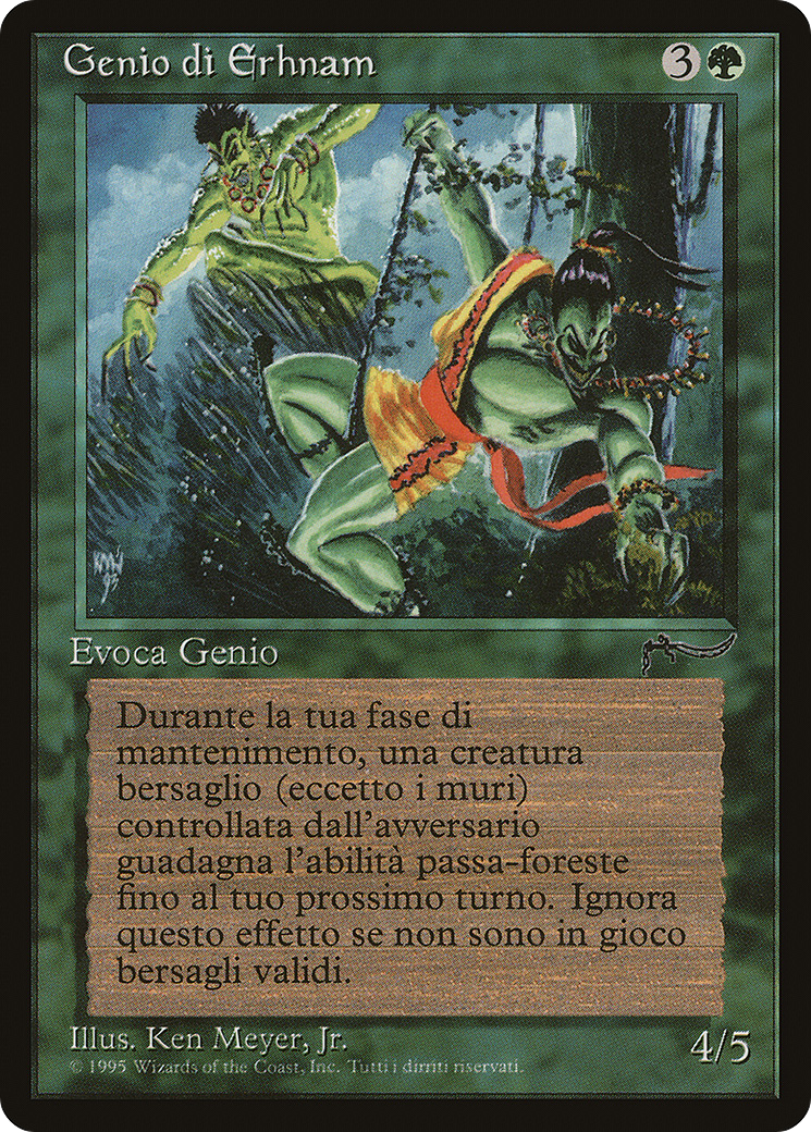 Erhnam Djinn (RIN-118) - Rinascimento - Premium MTG Single from Wizards of the Coast - Just $8.34! Shop now at Game Crave Tournament Store