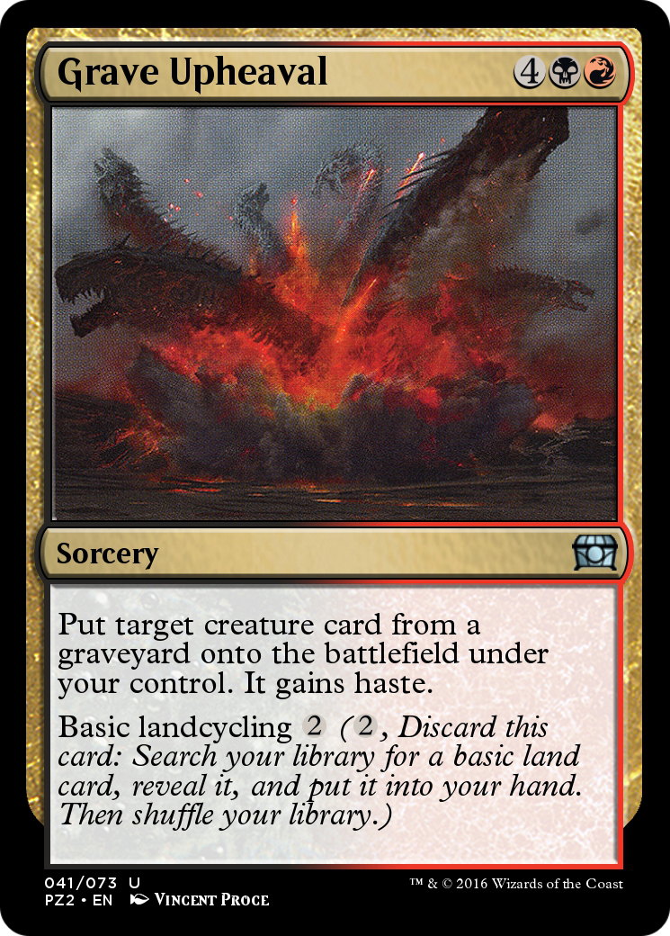 Grave Upheaval (PZ2-041) - Treasure Chest - Premium MTG Single from Wizards of the Coast - Just $0! Shop now at Game Crave Tournament Store