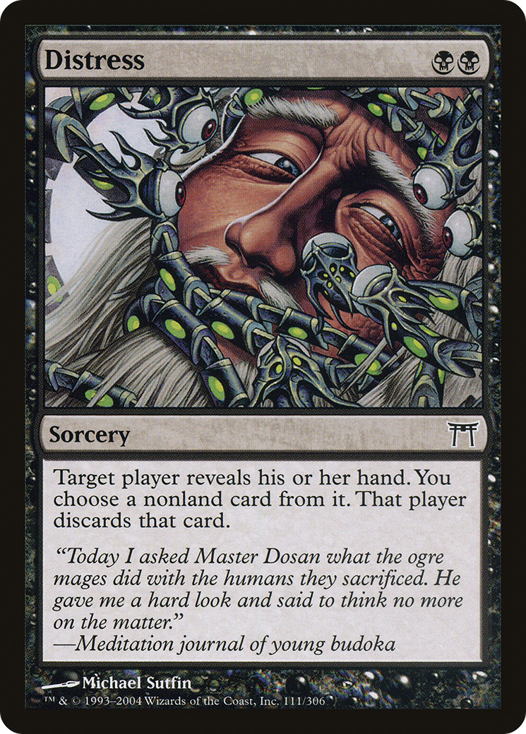 Distress (CHK-111) - Champions of Kamigawa - Premium MTG Single from Wizards of the Coast - Just $0.08! Shop now at Game Crave Tournament Store