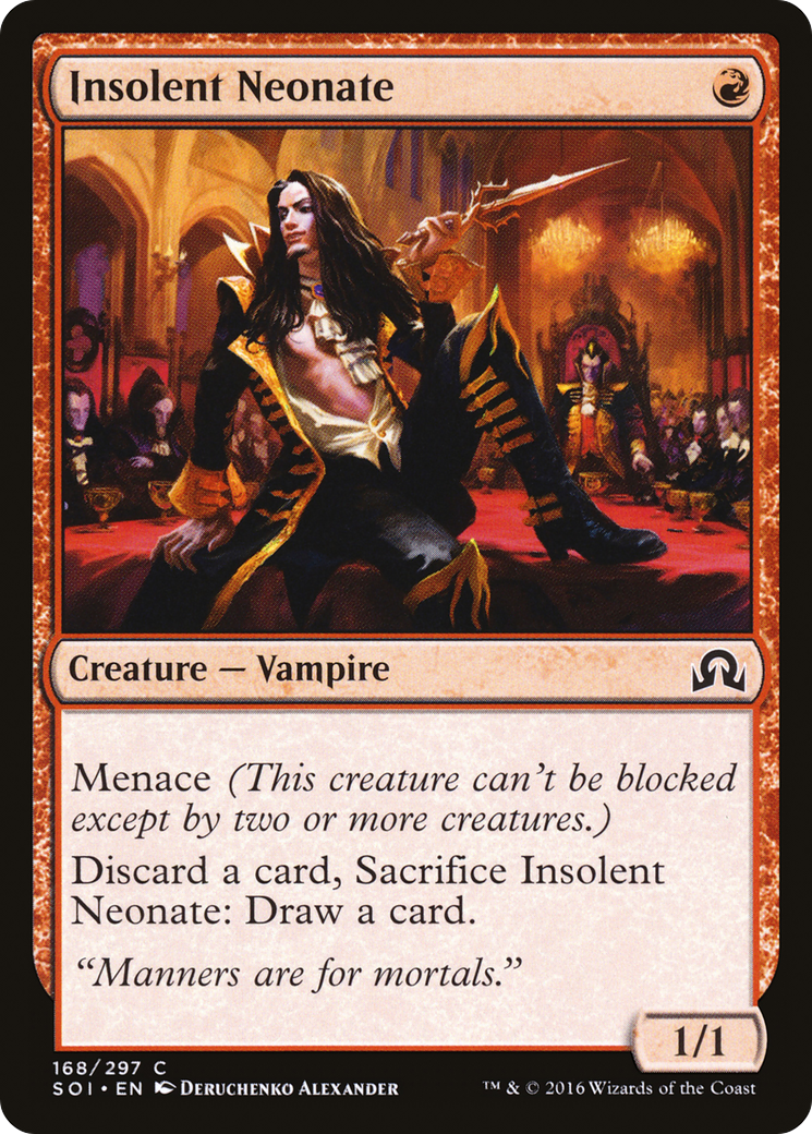 Insolent Neonate (SOI-168) - Shadows over Innistrad Foil - Premium MTG Single from Wizards of the Coast - Just $0.83! Shop now at Game Crave Tournament Store