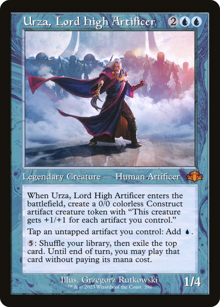 Urza, Lord High Artificer (DMR-296) - Dominaria Remastered Foil - Premium MTG Single from Wizards of the Coast - Just $3.97! Shop now at Game Crave Tournament Store
