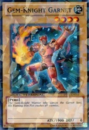 Gem-Knight Garnet (DT05-EN016) - Duel Terminal 5 Limited - Premium Yugioh Single from Konami - Just $4.02! Shop now at Game Crave Tournament Store
