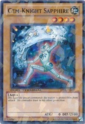 Gem-Knight Sapphire (DT05-EN017) - Duel Terminal 5 Limited - Premium Yugioh Single from Konami - Just $1.06! Shop now at Game Crave Tournament Store