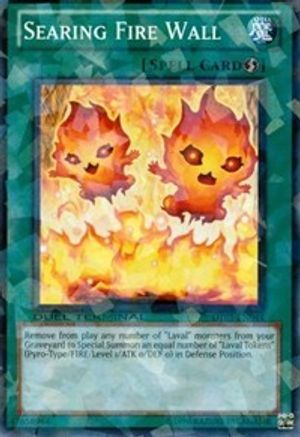 Searing Fire Wall (DT05-EN044) - Duel Terminal 5 Limited - Premium Yugioh Single from Konami - Just $0.25! Shop now at Game Crave Tournament Store