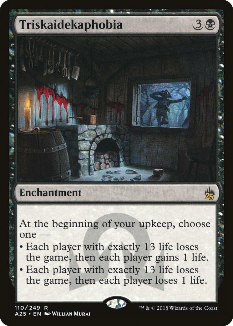 Triskaidekaphobia (A25-110) - Masters 25 Foil - Premium MTG Single from Wizards of the Coast - Just $0.23! Shop now at Game Crave Tournament Store
