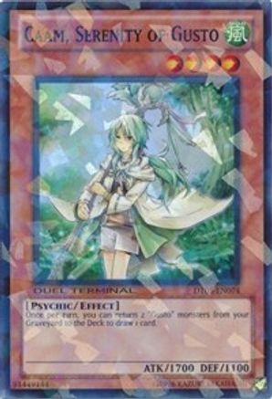 Caam, Serenity of Gusto (DT05-EN074) - Duel Terminal 5 Limited - Premium Yugioh Single from Konami - Just $2.99! Shop now at Game Crave Tournament Store