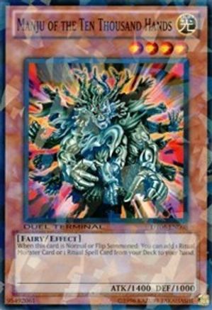 Manju of the Ten Thousand Hands (DT06-EN008) - Duel Terminal 6 Limited - Premium Yugioh Single from Konami - Just $4.15! Shop now at Game Crave Tournament Store