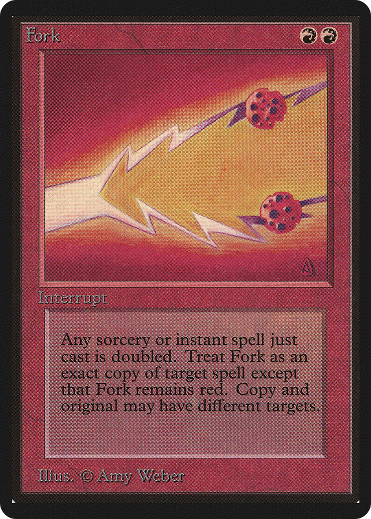 Fork (LEB-153) - Limited Edition Beta - Premium MTG Single from Wizards of the Coast - Just $115.19! Shop now at Game Crave Tournament Store