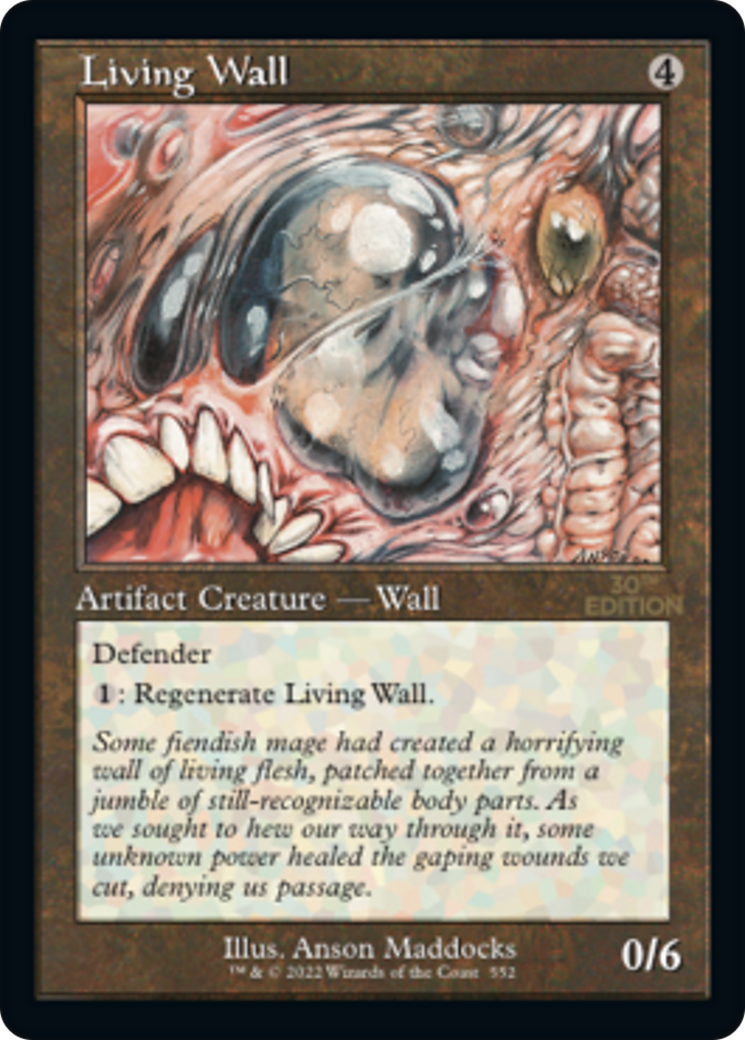 Living Wall (30A-552) - 30th Anniversary Edition - Premium MTG Single from Wizards of the Coast - Just $15.60! Shop now at Game Crave Tournament Store