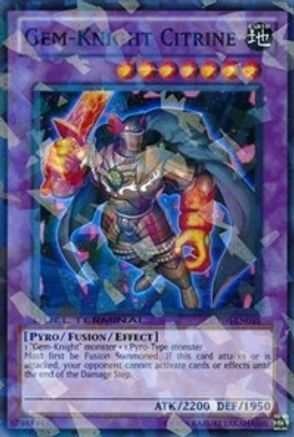 Gem-Knight Citrine (DT06-EN035) - Duel Terminal 6 Limited - Premium Yugioh Single from Konami - Just $0.41! Shop now at Game Crave Tournament Store