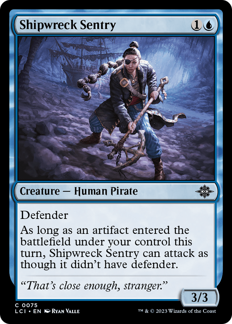 Shipwreck Sentry (LCI-075) - The Lost Caverns of Ixalan - Premium MTG Single from Wizards of the Coast - Just $0.08! Shop now at Game Crave Tournament Store