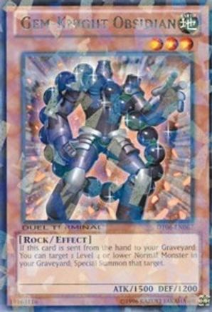 Gem-Knight Obsidian (DT06-EN067) - Duel Terminal 6 Limited - Premium Yugioh Single from Konami - Just $0.21! Shop now at Game Crave Tournament Store