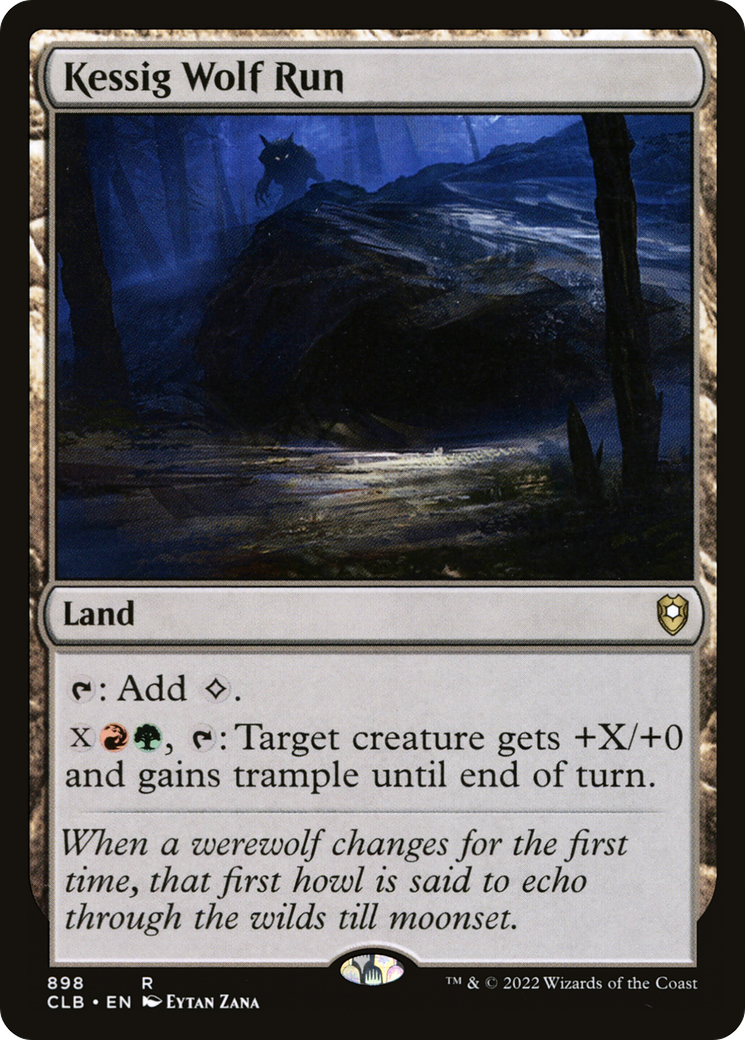 Kessig Wolf Run (CLB-898) - Commander Legends: Battle for Baldur's Gate - Premium MTG Single from Wizards of the Coast - Just $0.08! Shop now at Game Crave Tournament Store