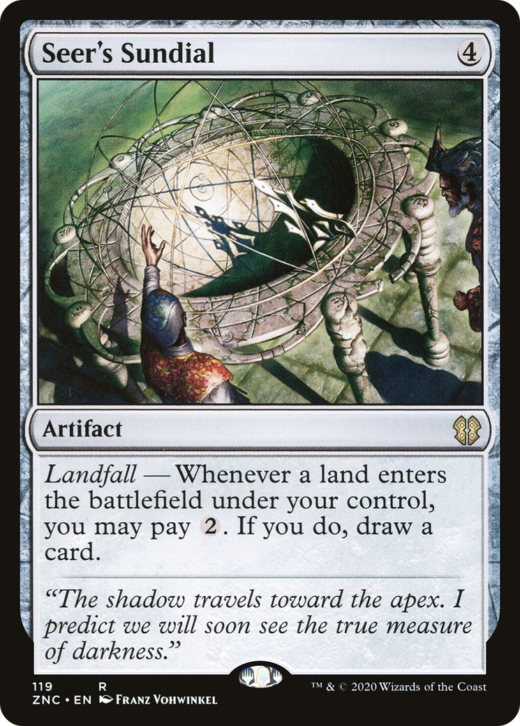 Seer's Sundial (ZNC-119) - Zendikar Rising Commander - Premium MTG Single from Wizards of the Coast - Just $0.25! Shop now at Game Crave Tournament Store