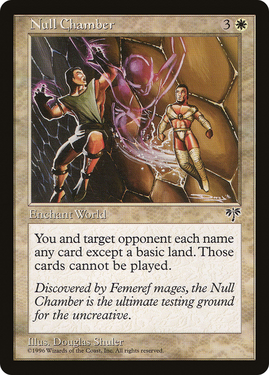 Null Chamber (MIR-031) - Mirage - Premium MTG Single from Wizards of the Coast - Just $1.25! Shop now at Game Crave Tournament Store