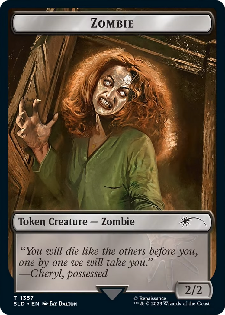 Zombie (SLD-1357) - Secret Lair Drop (Borderless) - Premium MTG Single from Wizards of the Coast - Just $2.33! Shop now at Game Crave Tournament Store