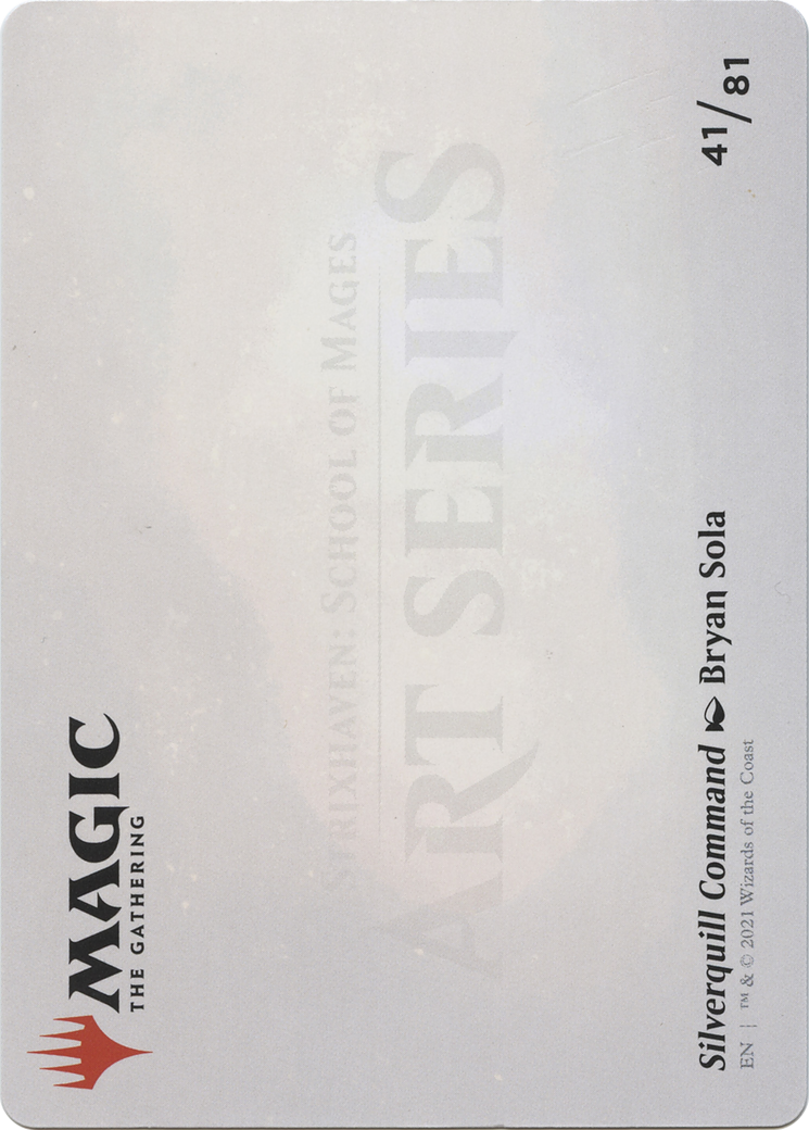 Silverquill Command // Silverquill Command (ASTX-041) - Strixhaven Art Series (Borderless) - Premium MTG Single from Wizards of the Coast - Just $0! Shop now at Game Crave Tournament Store